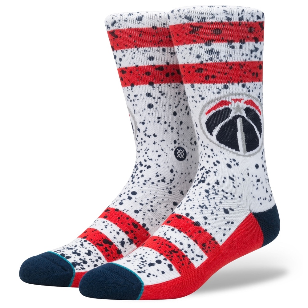 Stance NBA Casual OVERSPRAY WIZARDS Large 9-12